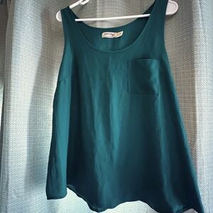 Beautiful green blouse tank top
